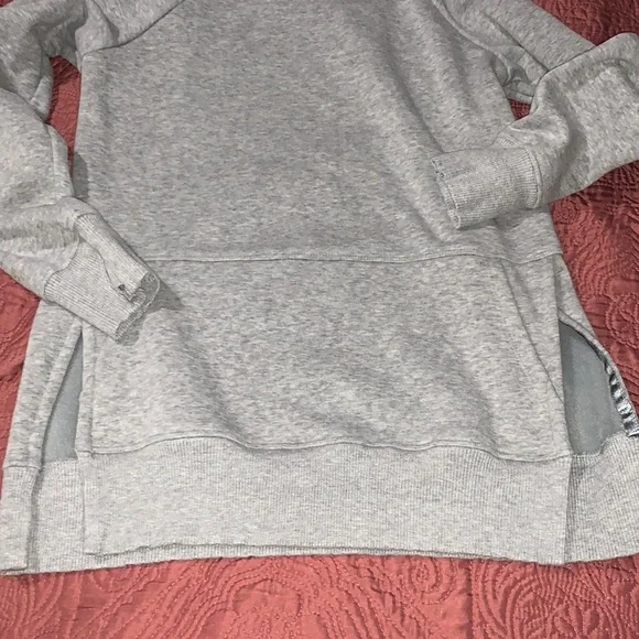 Athleta Girl Crazy Cozy Sweatshirt in heathered grey - Picture 2 of 5